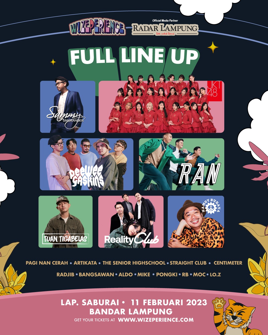 7 Musisi Tanah Air Siap Guncang Festival Musik Terbesar di Lampung