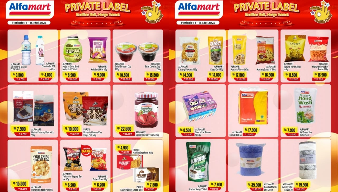 Belanja Cerdas Private Label Alfamart, Ada Diskon Camilan Lezat Dengan Harga Hemat, Ini Katalognya