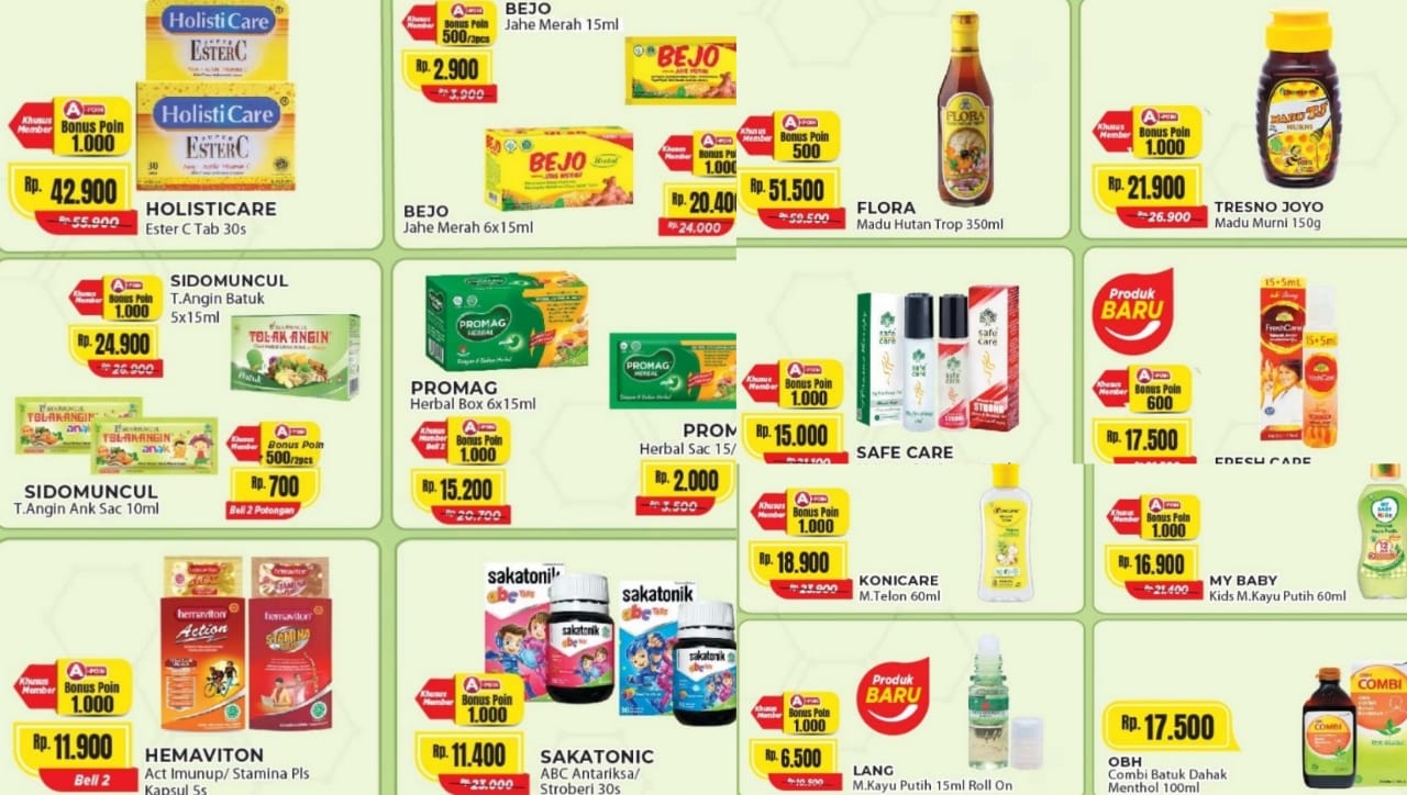 Nikmati Promo Produk Kesehatan Tubuh di Alfamart Supaya Puasa Tetap Lancar di Bulan Ramadhan 2025