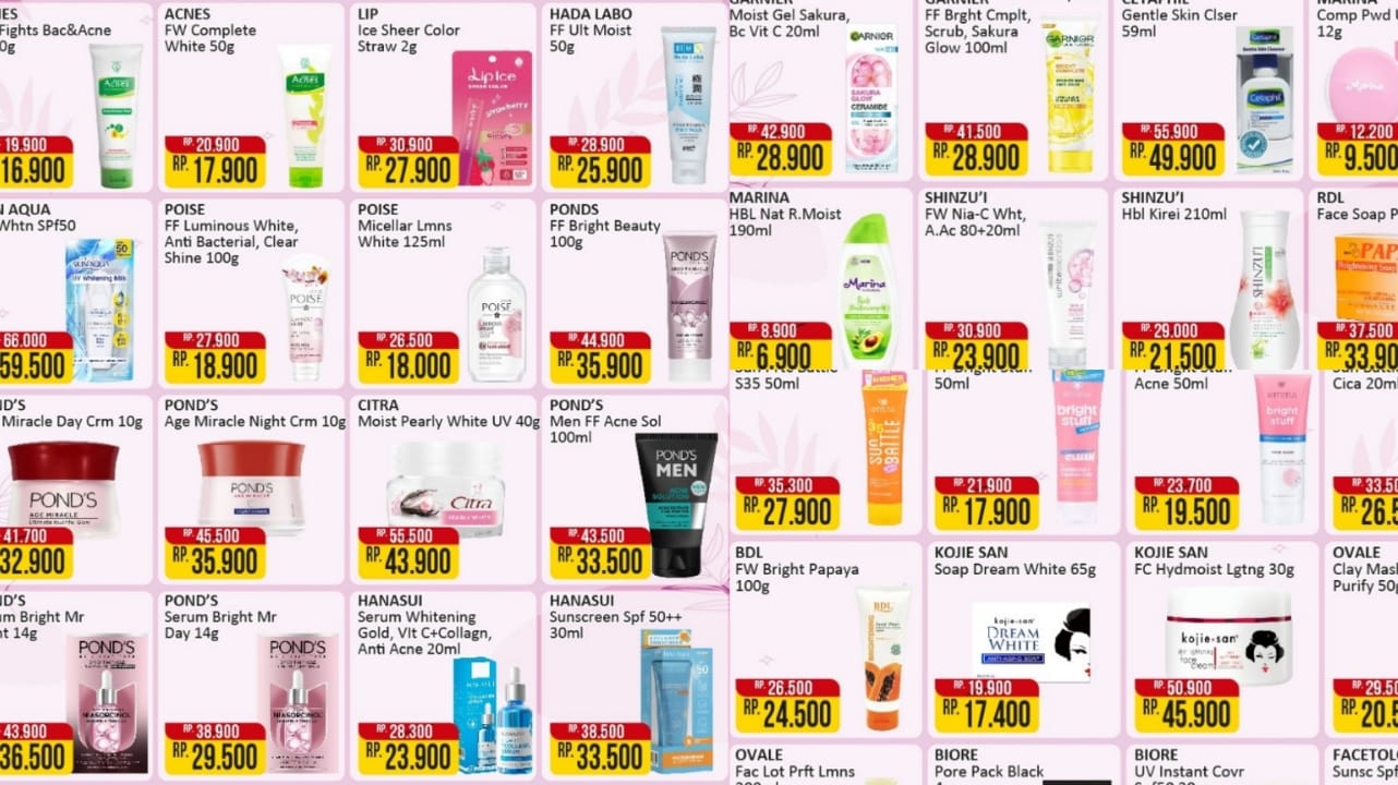 Cantik Menawan Dengan Belanja Murah Produk Skincare Terbaik di Alfamart, Dapatkan Diskon 50 Persen!