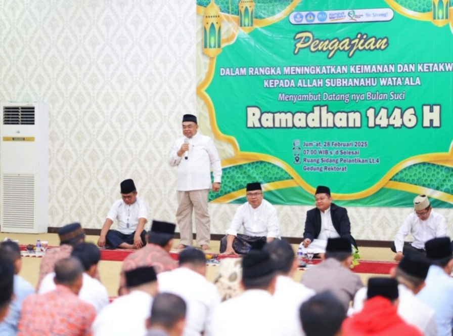 Unila Gelar Pengajian Sambut Ramadan 1446 H, Ustaz Abdullah Kafi Hamdan Bahas Keutamaan Puasa