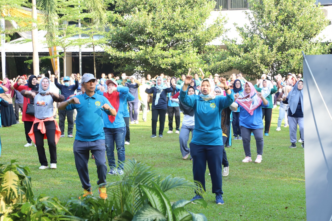 LPPM Expo Suguhkan Senam Bersama dan Lomba Tradisional