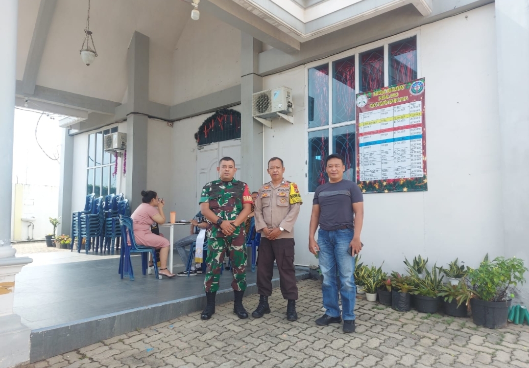 Hari ke-2 Natal, Polresta Bandar Lampung Amankan 6 Gereja, Berikut Rinciannya,
