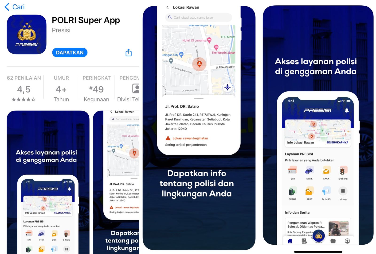 Polres Tanggamus Sosialisasikan Aplikasi Polri Super App, Ini Manfaatnya
