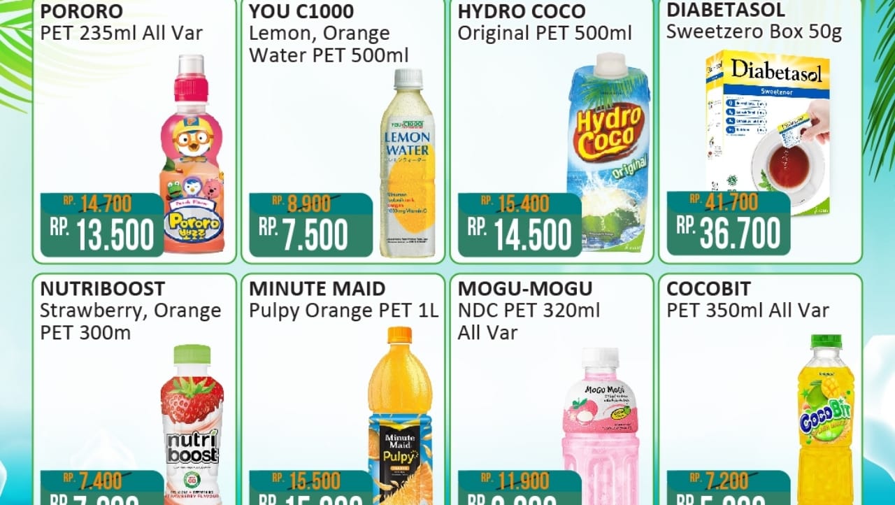 Promo Minuman Segar di Alfamart Hari Ini, Cocok Banget Untuk Teman Buka Puasa, Cek Katalognya