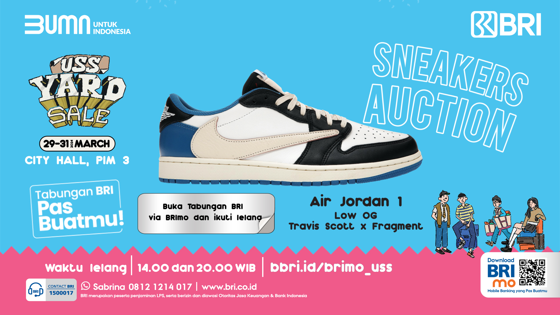 Sneakerhead, Ayo Merapat! USS Yard Sale Digelar, Nikmati Keseruan Bersama BRImo dan Berbagai Produk BRI