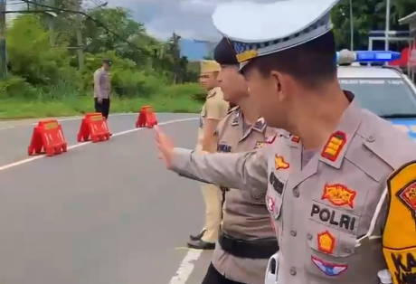 H+2 Lebaran, Arus Lalu Lintas di Jalan Lintas Sumatera Way Kanan Terpantau Lancar
