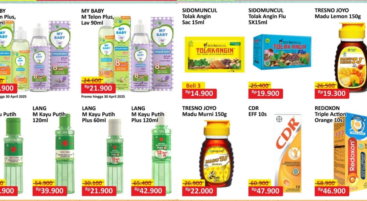 Promo Gantung Alfamart Spesial Produk Kesehatan, Jaga Tubuh Tetap Bugar dan Sehat di Akhir Bulan