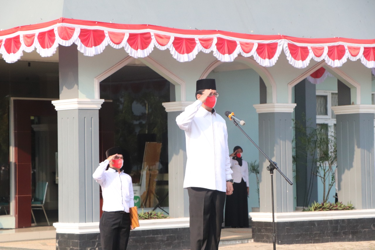 Upacara Peringatan HUT RI 77 UIN RIL Berlangsung Khidmat