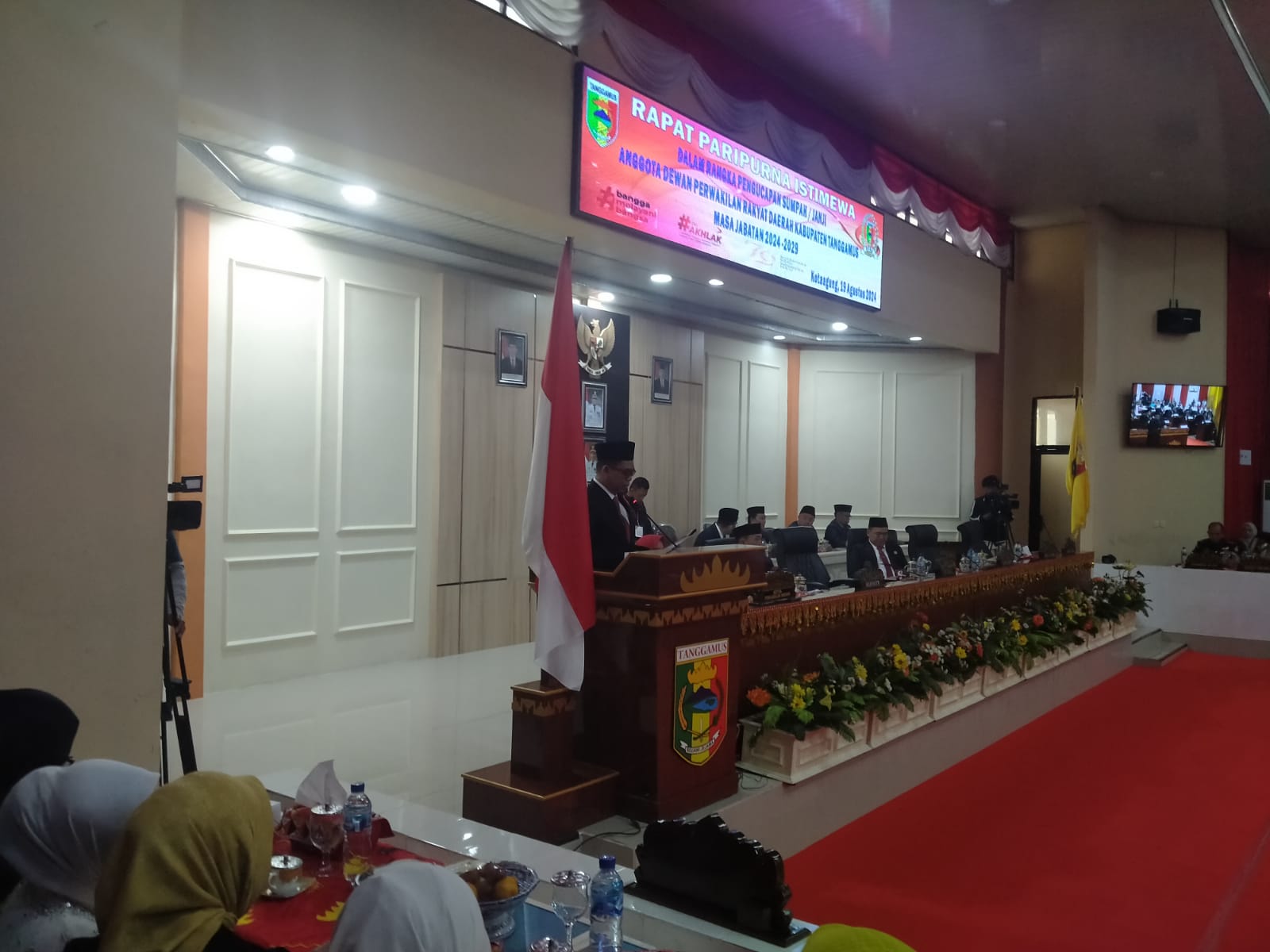 Parpol Peraih Kursi DPRD Tanggamus Usulkan Pembentukan Fraksi-fraksi