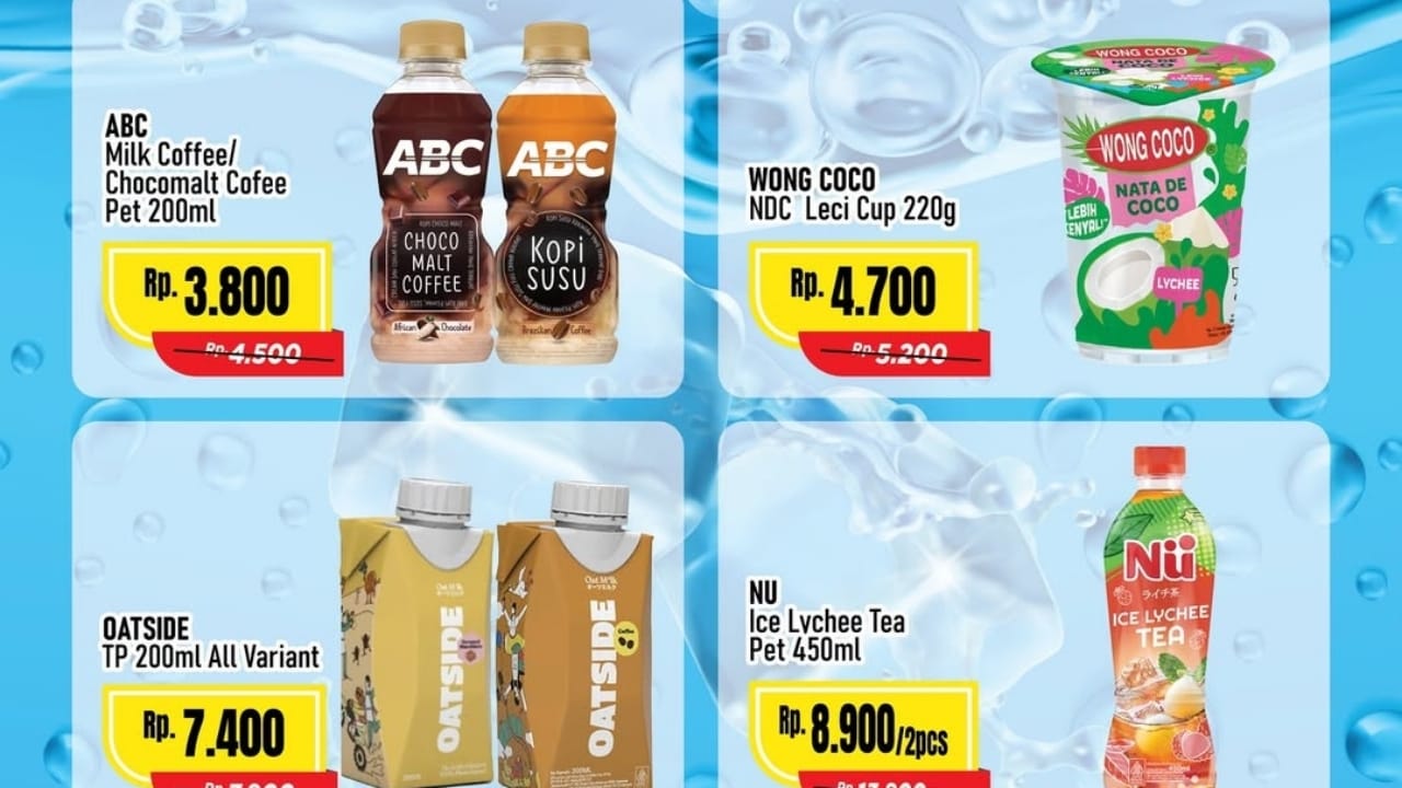 Promo Minuman Segar di Alfamart, Jaga Dahaga Dengan Produk Favorit Dijamin Anti Gerah!