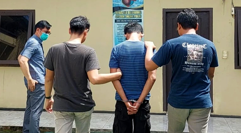 Seminggu Pengintaian, Satresnarkoba Polres Tanggamus Tangkap Pengedar Narkoba