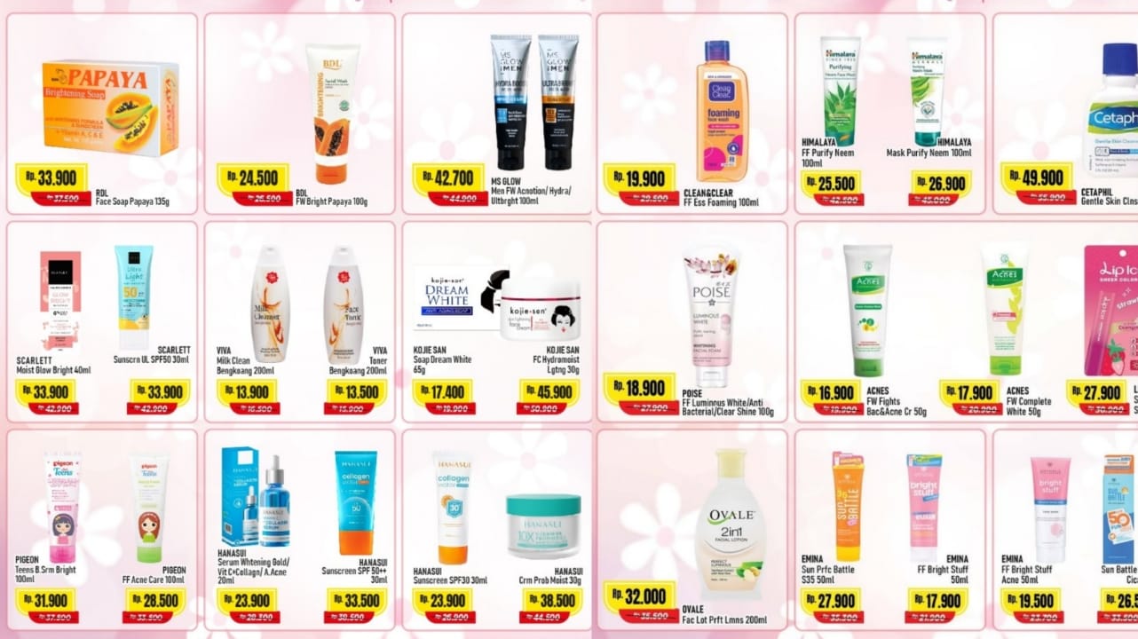 Katalog Promo Alfamart Diskon 40 Persen untuk Belanja Murah Produk Skincare Favorit