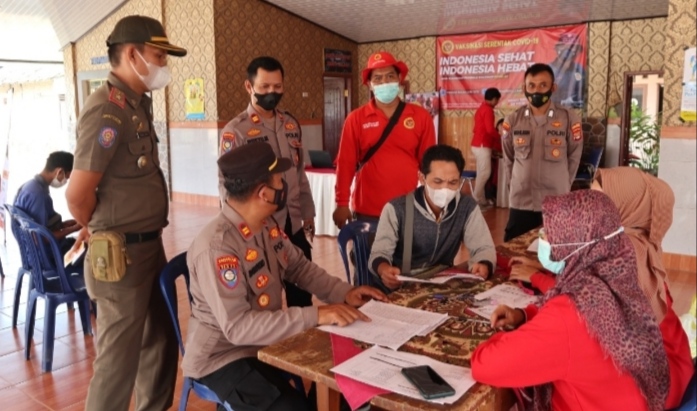 Gencarkan Vaksinasi, BIN Lampung Sasar Pringsewu