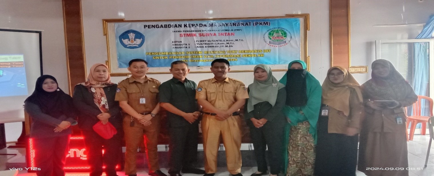 PKM di SMA Bhayangkari, Dosen STMIK Surya Intan Kembangkan Hal Ini