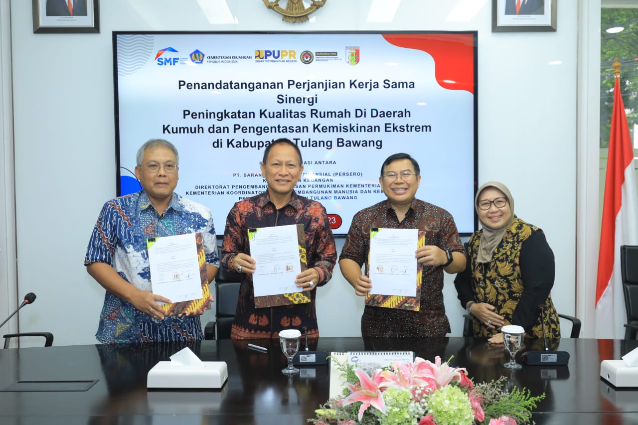 Gandeng PT SMF, Pemkab Tulang Bawang Lampung Bangun 16 Rumah di Daerah Kumuh, Segini Anggarannya