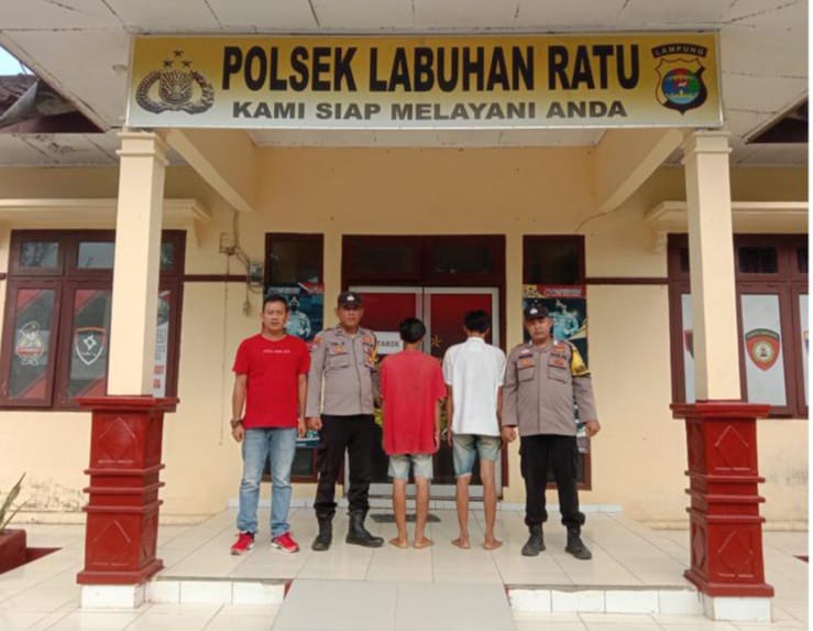 Polsek Labuhan Ratu Lampung Timur Amankan DPO Pembobol Kandang Ayam