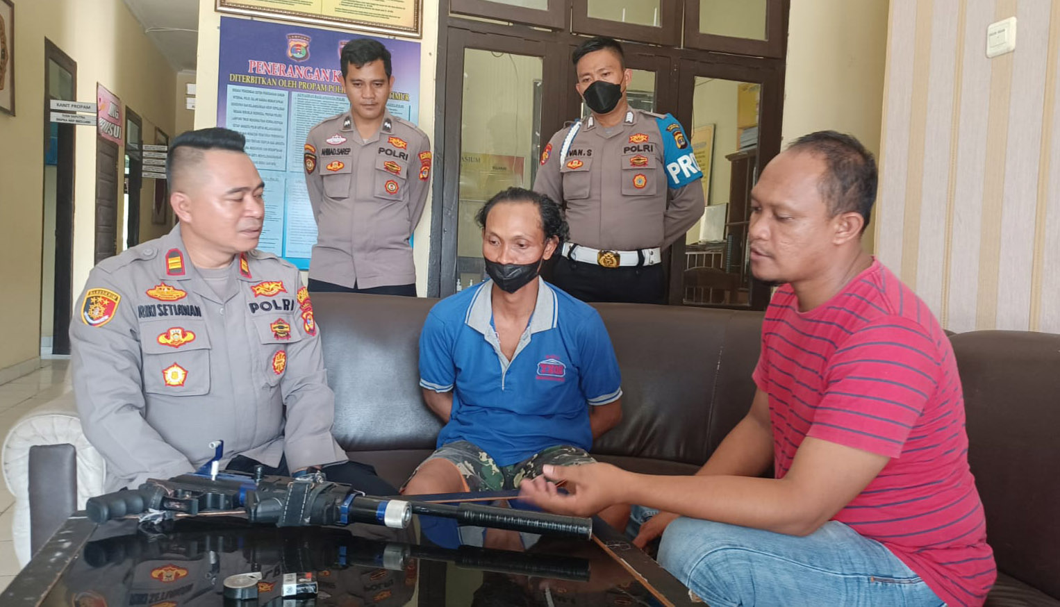 Terjadi di Lampung Timur, Keponakan Tembak Paman