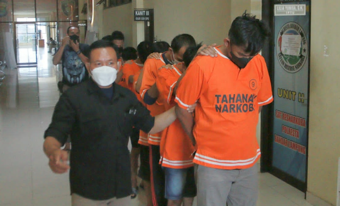 Sepekan Ini, Polresta Bandarlampung Ungkap Perkara Narkoba