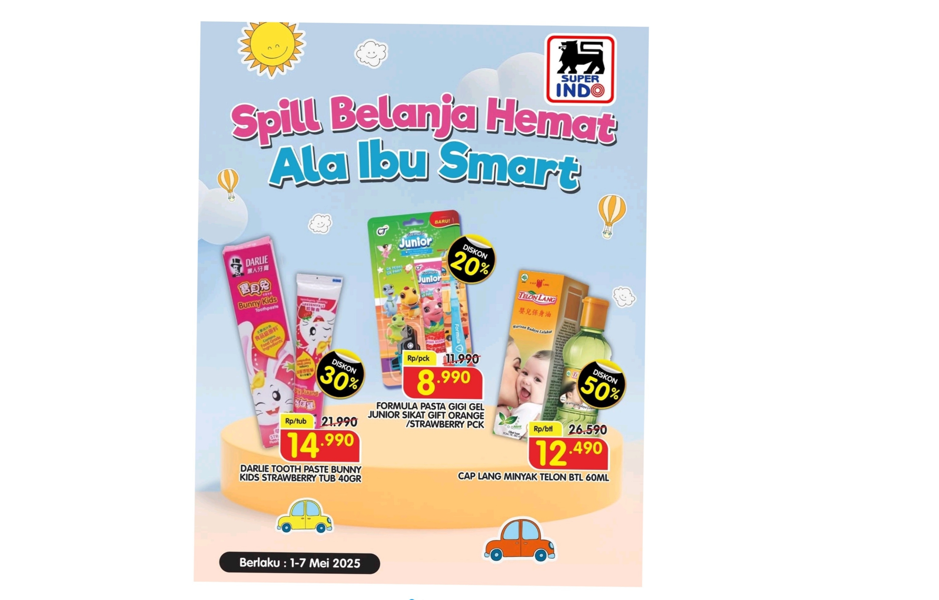Promo Kebutuhan Si Kecil di Superindo, Belanja Hemat ala Ibu Smart Anak Happy