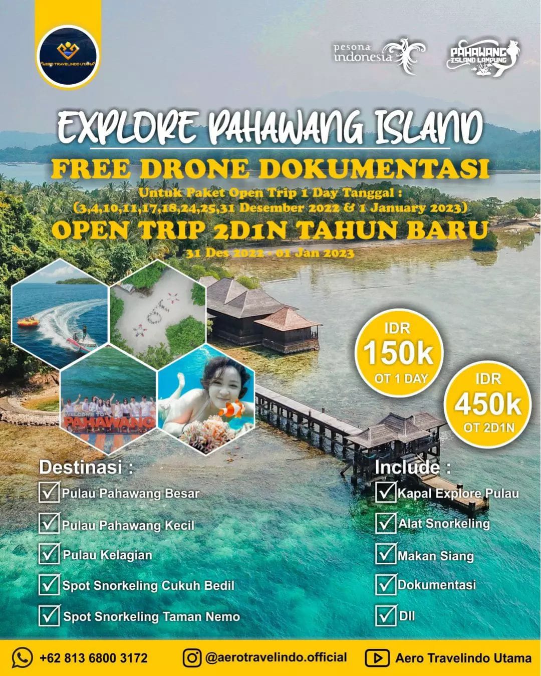 Libur Telah Tiba! Promo Akhir tahun Rasakan Nikmatnya Trip 2D1N Tahun Baru hingga periode 1 Januari 2023