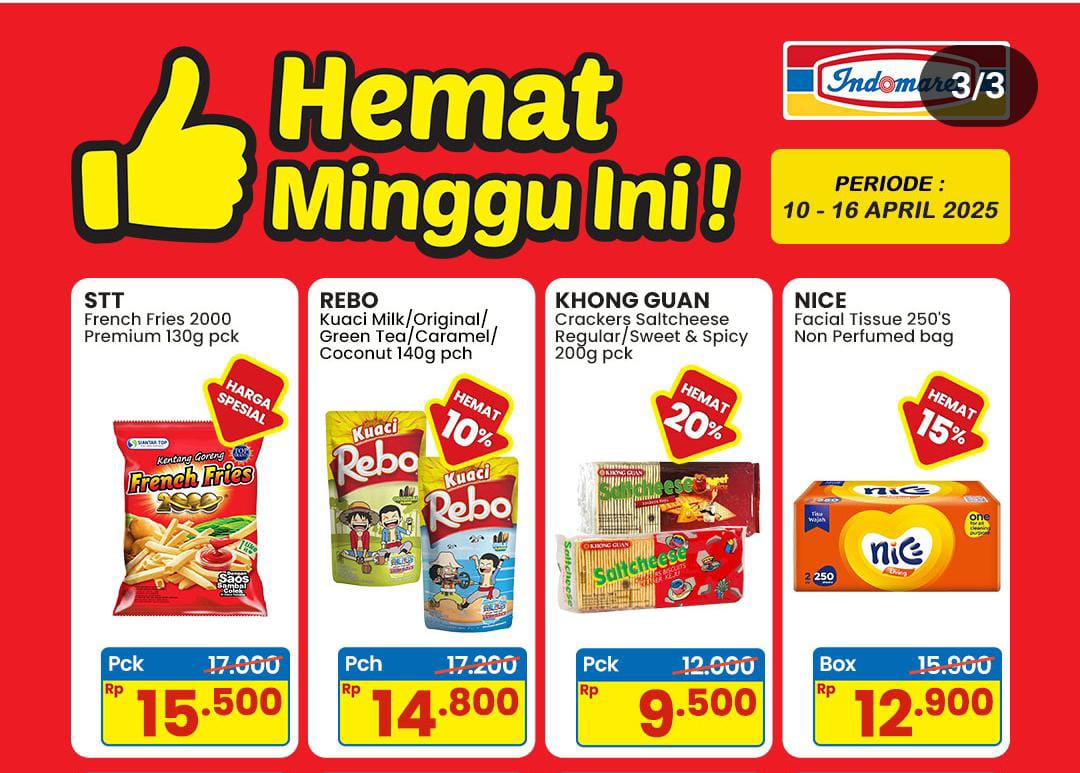 Belanja Hemat Lewat Promo Indomaret, Ambil Diskon Terbaru Hari Ini