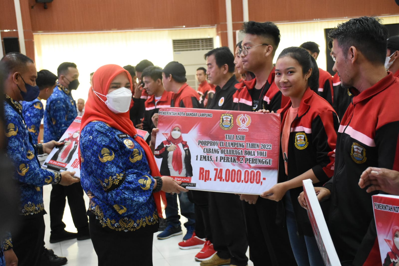 Pemkot Bandar Lampung Salurkan Rp 5,5 M Untuk Uang Pembinaan Atlet