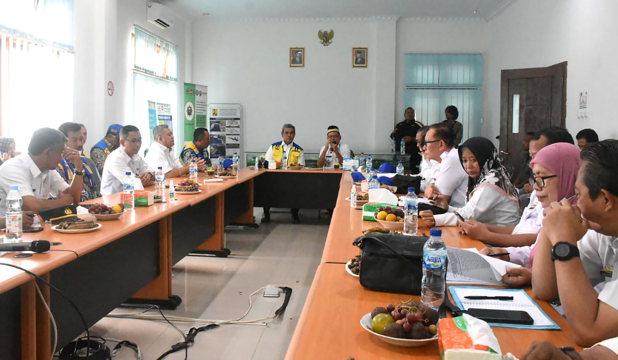 Cek Pembangunan Bendungan Marga Tiga Lampung Timur, Ini Arahan Dirjen SDA