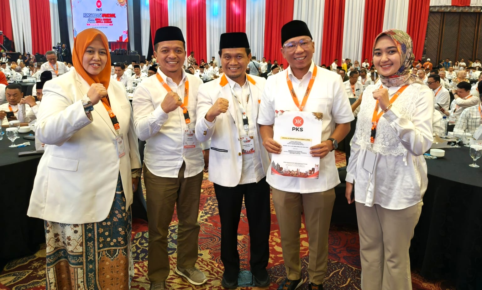 Riyanto-Umi Laila Kantongi Rekom PKS Maju Pilkada Pringsewu 2024