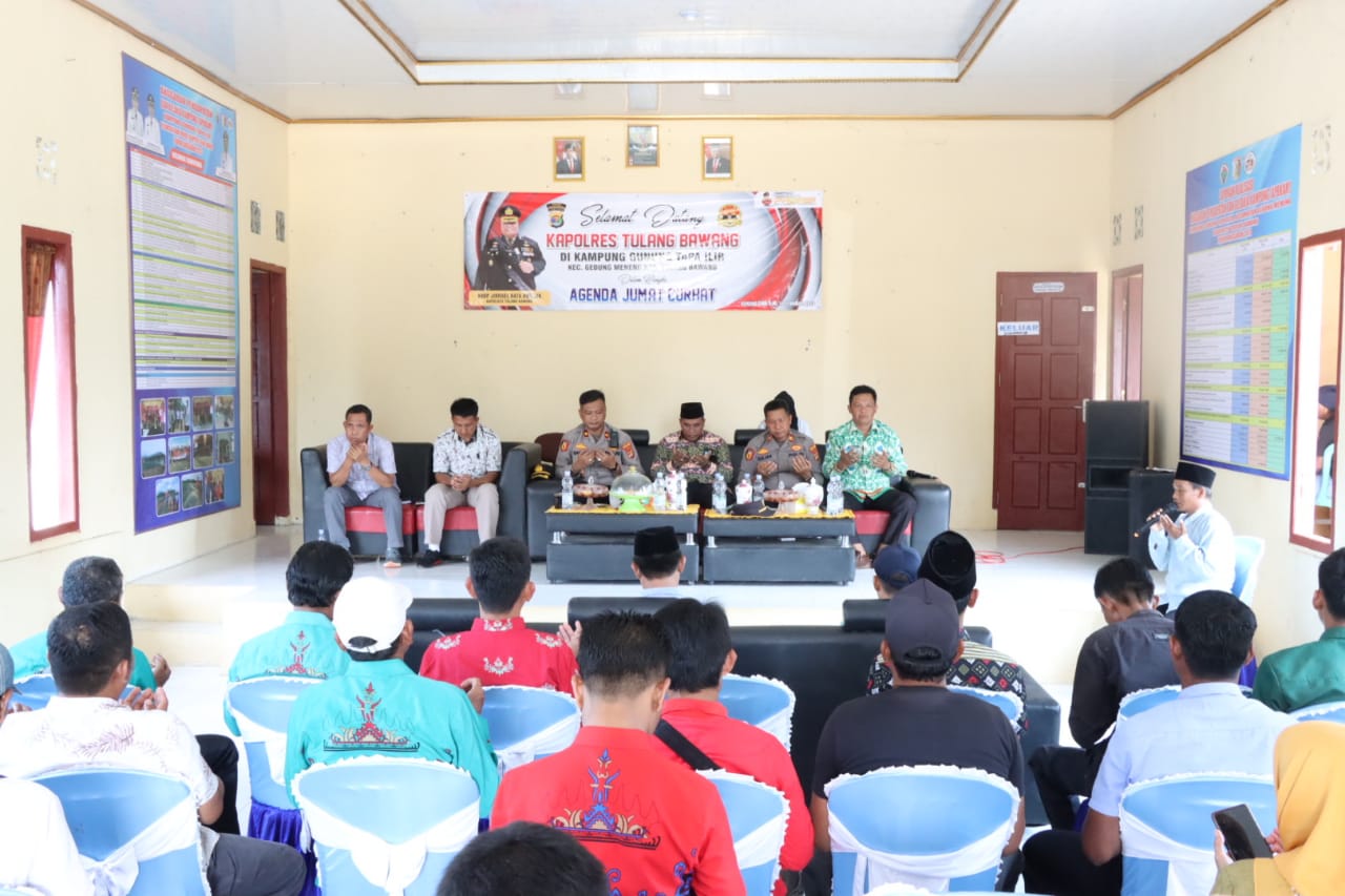 Jumat Curhat di Gedung Meneng, Polres Tulang Bawang Dengarkan 5 Keresahan Warga