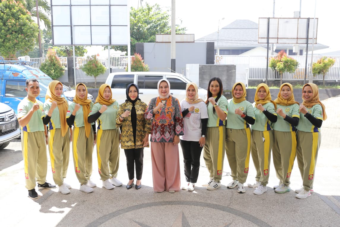 Riana Sari Arinal Lepas Kontingen Senam Kreasi Nasional, Ini Pesannya