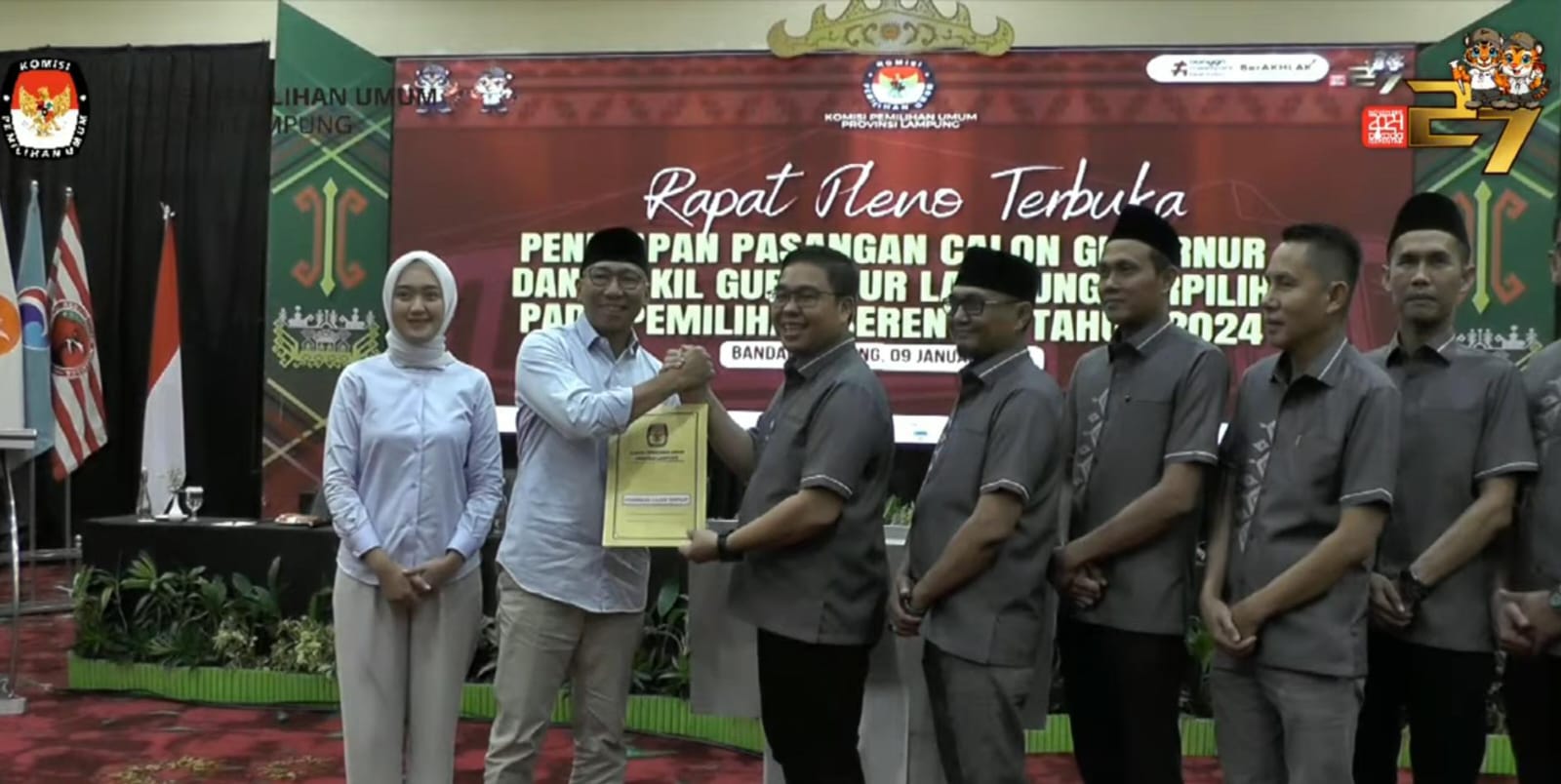 Mirza-Jihan Siap Mengabdi dan Bekerja untuk Lampung