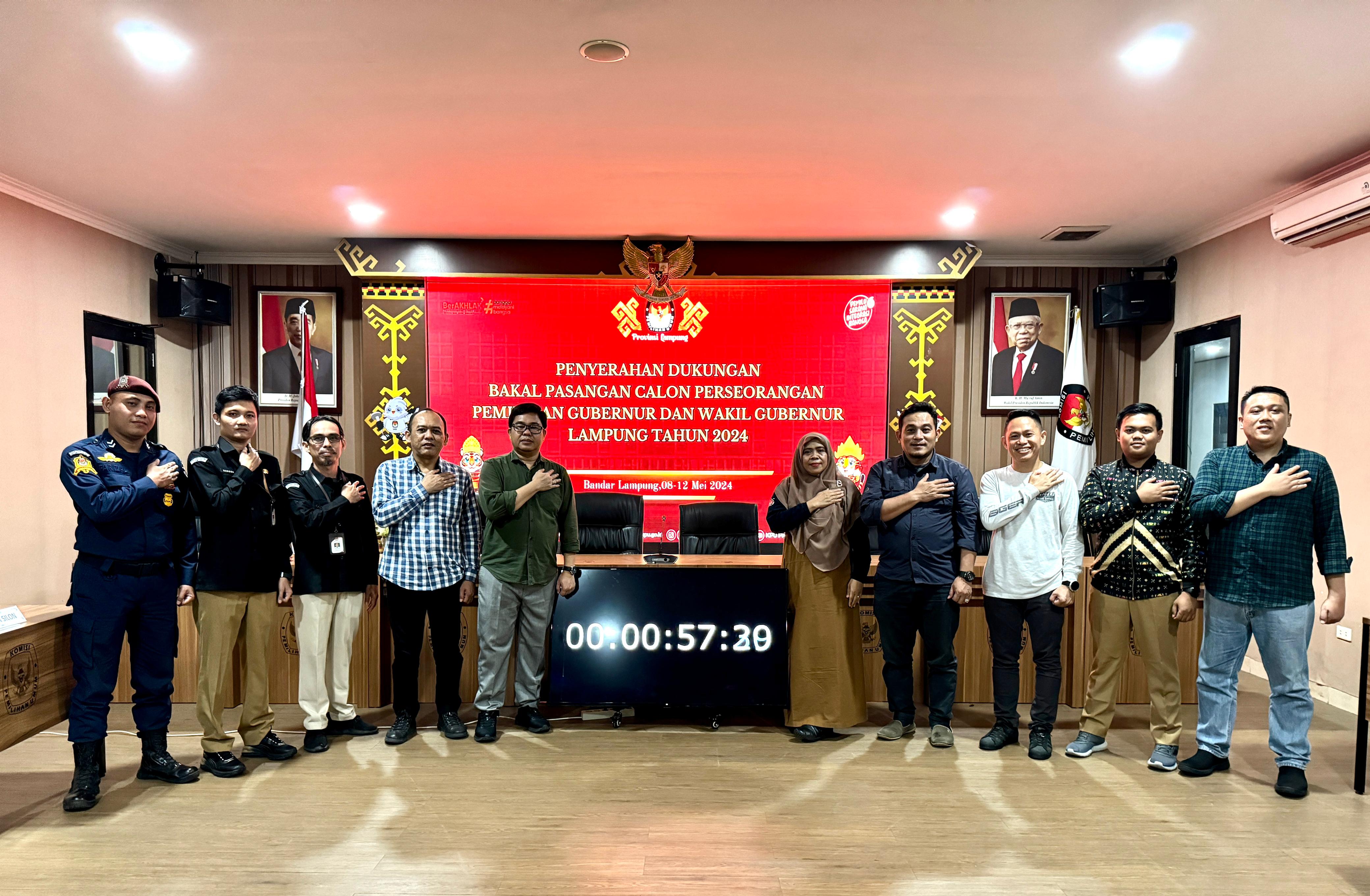 Fix, Kontestasi Pilgub Lampung 2024 Tanpa Calon Independen