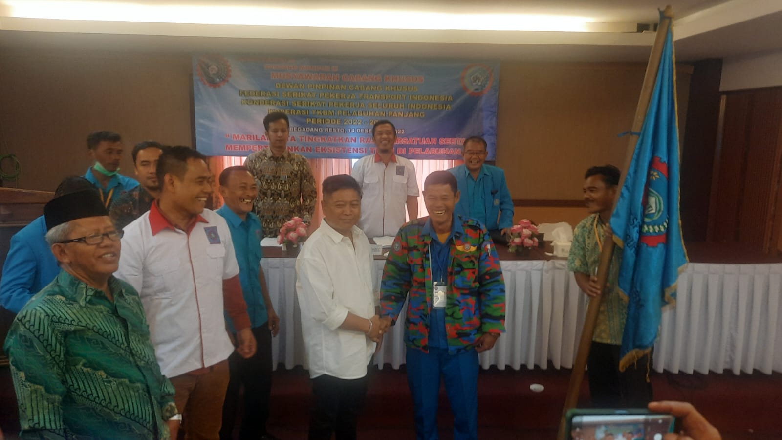 DPC Khusus F-SPTI Miliki Nakhoda Baru, Ketua Terpilih Janji Bersinergi dengan Koperasi TKBM Panjang