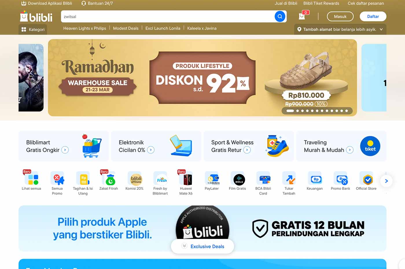 Andalkan Blibli untuk Belanja Produk Secara Online dan Offline untuk Kebutuhan Lebaran