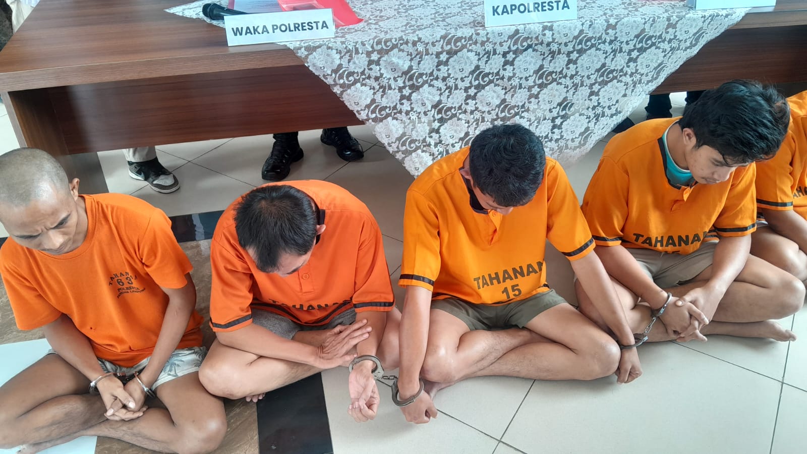 Dalam Lima Hari, Polisi Tangkap Enam Pengedar dan Kurir Narkoba di Bandarlampung