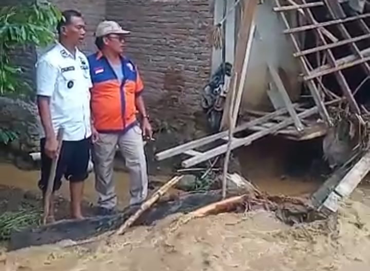 Banjir Susulan di Semaka Tanggamus, 12 Pekon Terdampak, Jalinbar Masih Aman