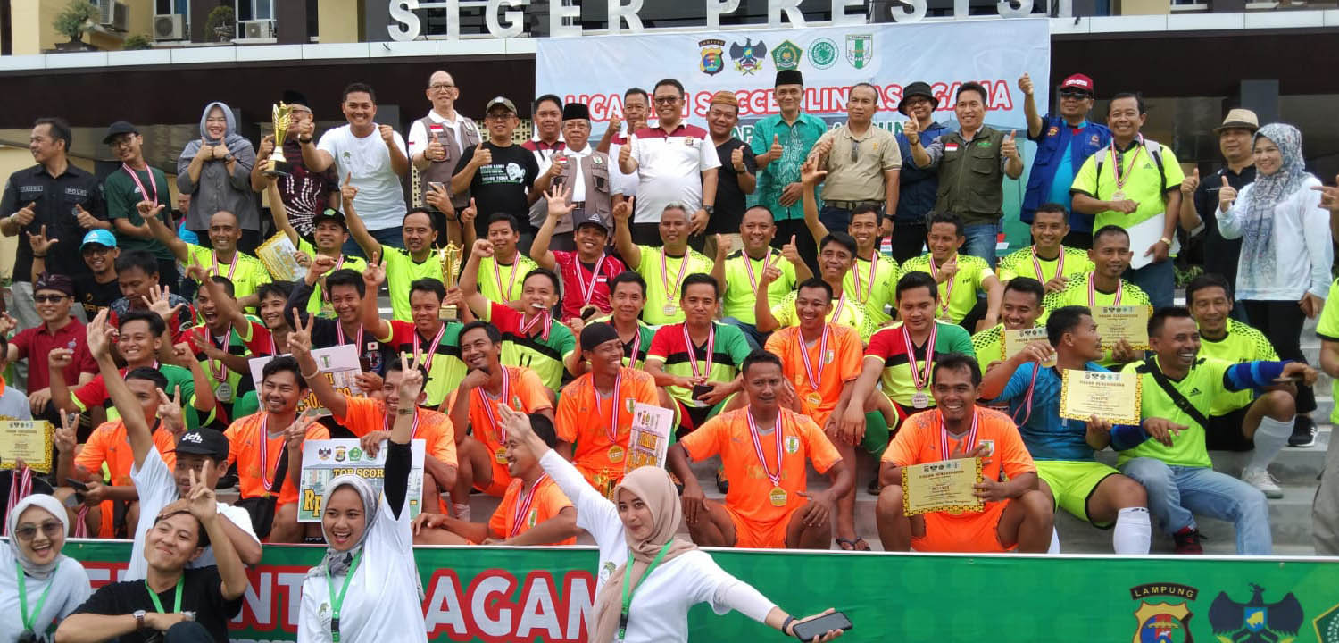 Selamat! Tim FKUB Pringsewu Juara 1 Mini Soccer Kapolda Cup