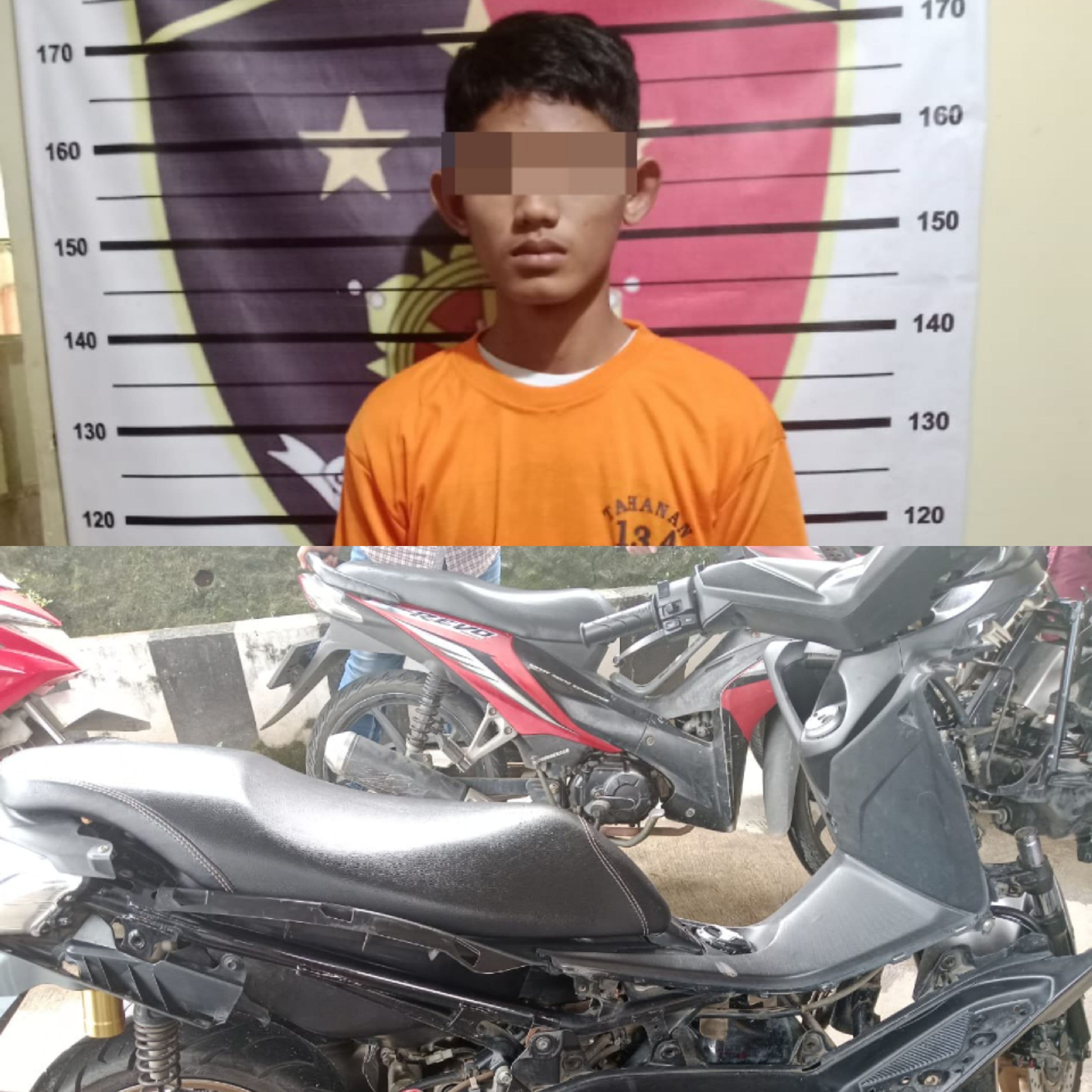 Pelajar SMA di Bandarlampung Ditangkap Polisi Usai Curi Motor Teman Sendiri