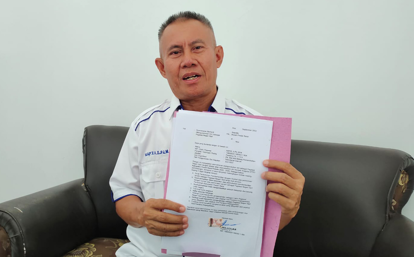 Staf Ahli Bupati Pesisir Barat Mundur Dari ASN, Ini Alasannya