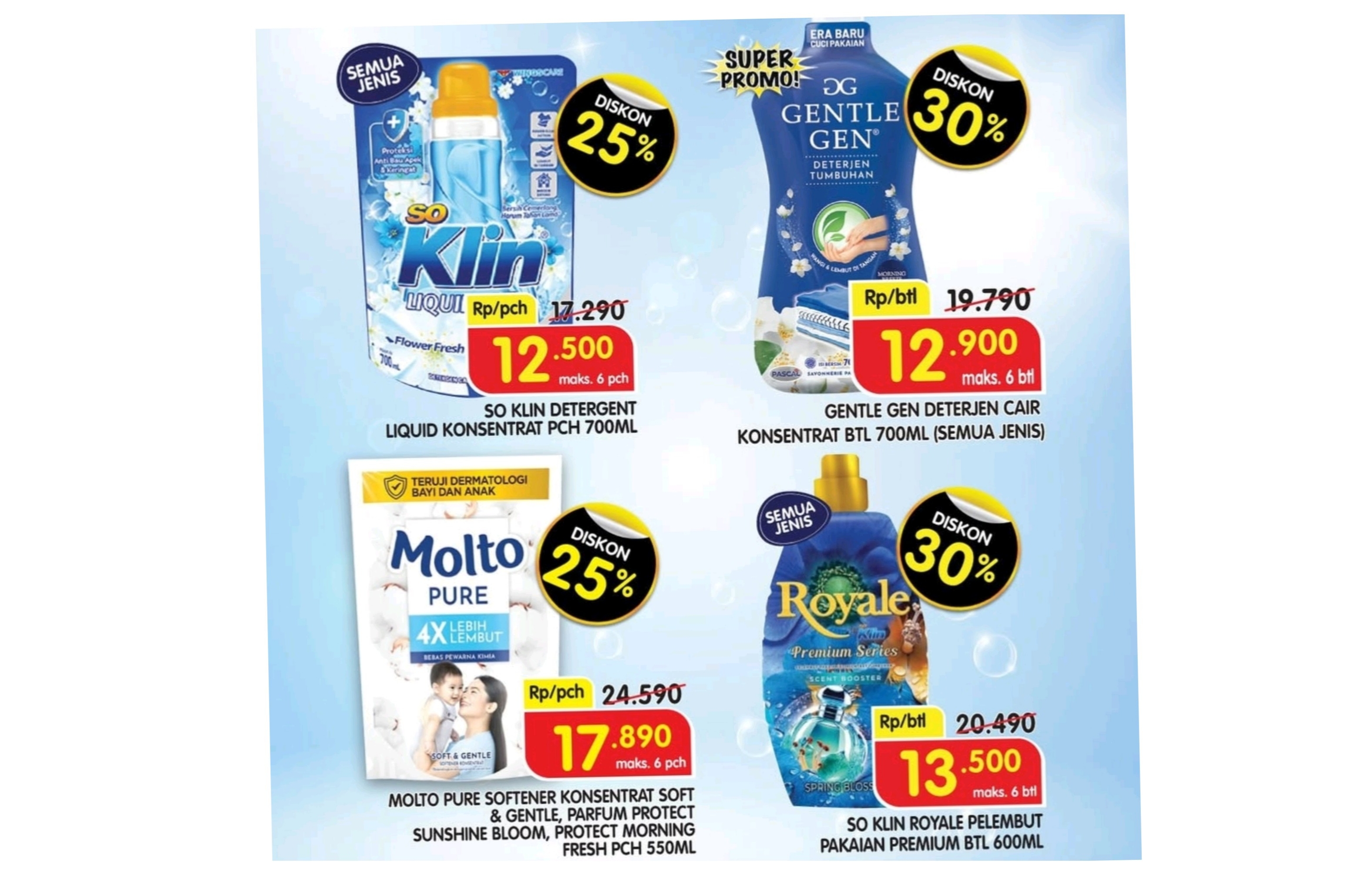 Hari Terakhir Program JSM Superindo, Promo Diskon Deterjen 30 Persen