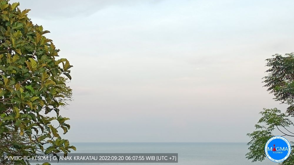 Kondisi Gunung Anak Krakatau : Alami Gempa Tremor Menerus pada Selasa 20 September 2022