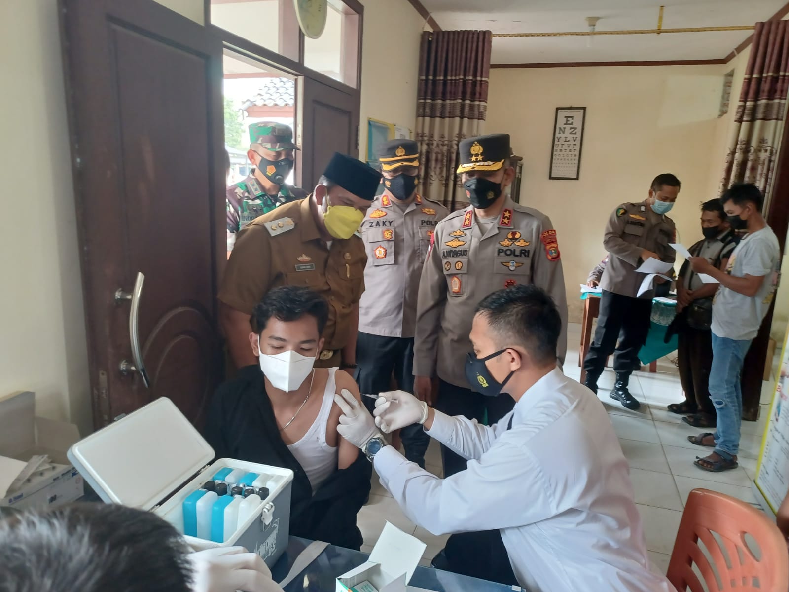 Vaksinasi di Lamtim Alami Peningkatan
