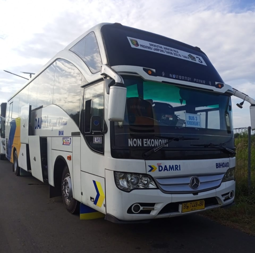 Ini Daftar Harga Tiket Bus Damri Lampung semua rute , Kamu Tujuan Kemana ?