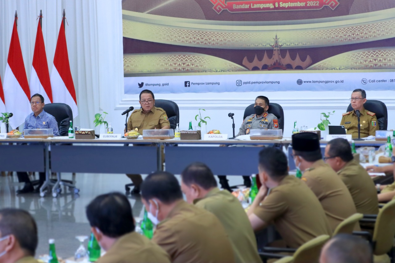 Gubernur Lampung Arinal Djunaidi Gerak Cepat Bangun Kolaborasi Pengendalian Inflasi dan Dampaknya