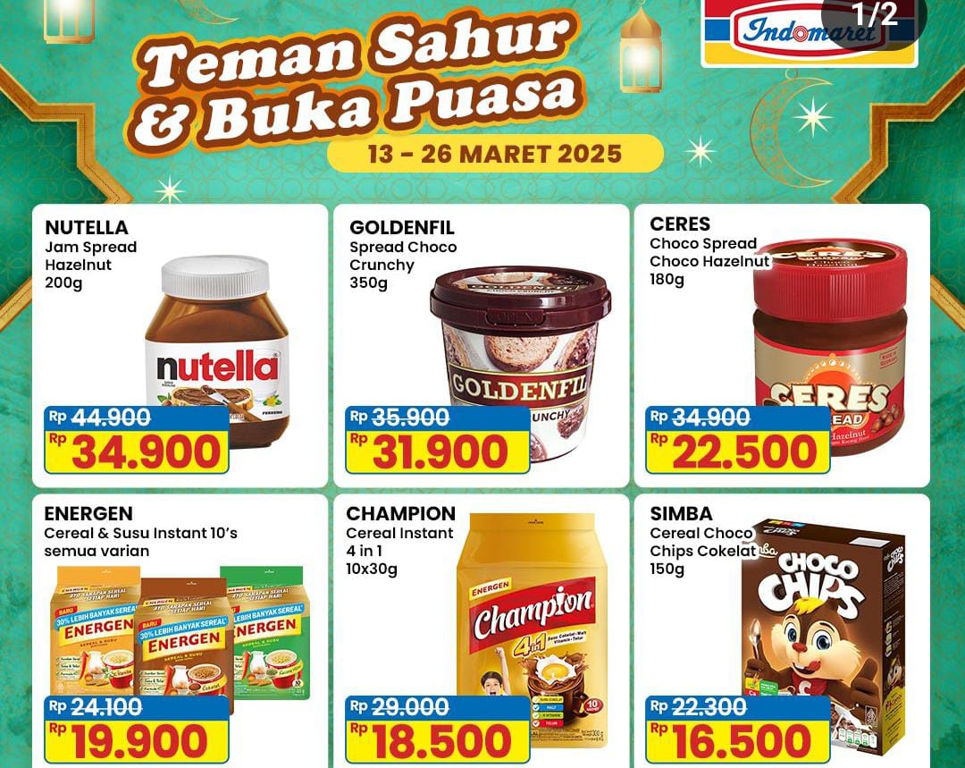 Buka Puasa Makin Hemat Lewat Promo Indomaret Hari Ini, Ada Diskon Minuman Cereal Susu Rp 19 Ribu