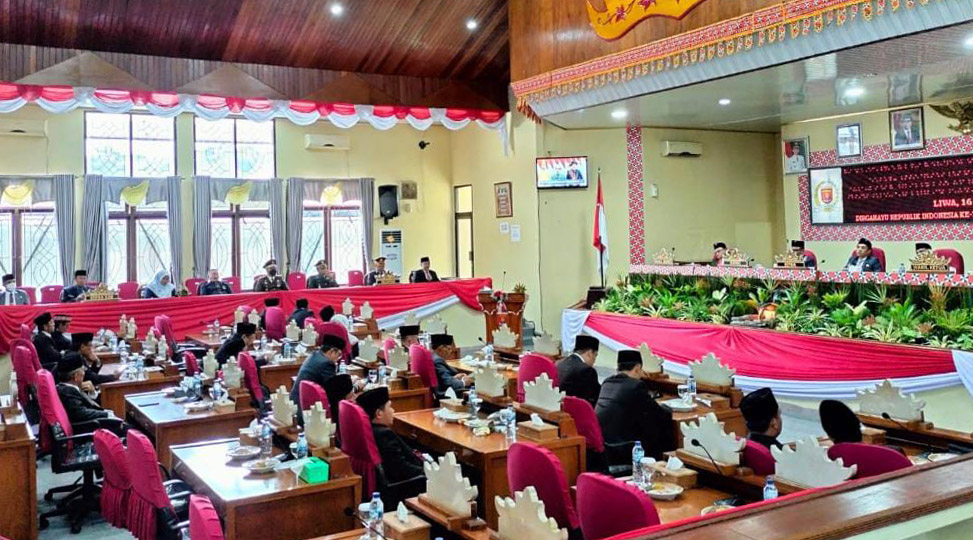 Paripurna Istimewa, 13 Anggota DPRD Lampung Barat Absen