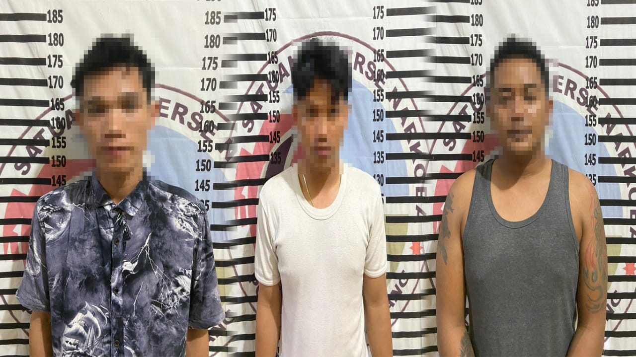 Tiga Oknum Karyawan Koperasi Tertangkap Simpan Sabu di Kontrakan
