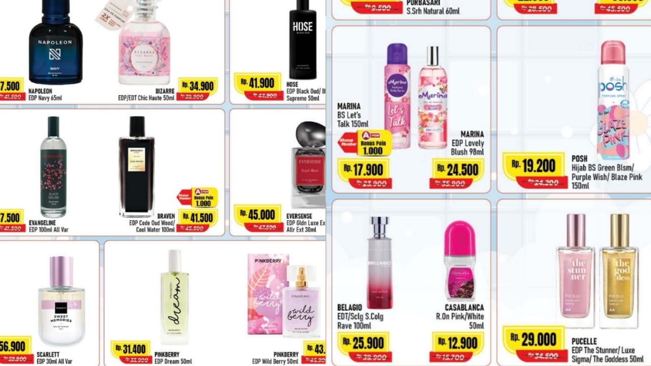 Promo Parfum Super Hemat di Alfamart, Ada Diskon Hingga 35 Persen, Ini Daftar Lengkap Produknya