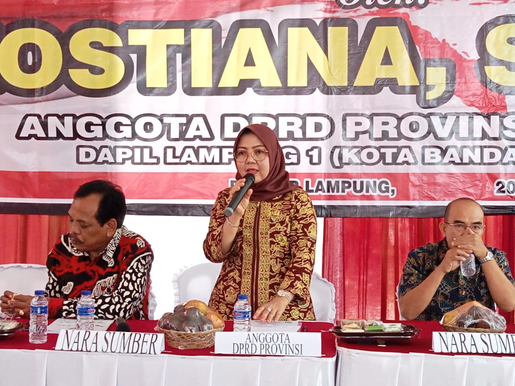 Pimpinan Komisi IV DPRD Lampung Ajak Masyarakat Bumikan Pancasila